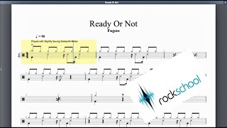 Ready Or Not Rockschool Grade 4 Drums [upl. by Cowden]