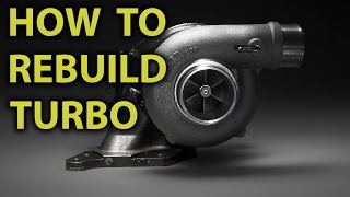 How To Repair  Rebuild Turbocharger Garrett T3T4 AiResearch M10  Step By Step [upl. by Dulce]