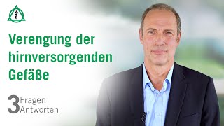 Verengung der hirnversorgenden Gefäße 3 Fragen 3 Antworten  Asklepios [upl. by Dave]