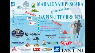 Percorso Maratona di Pescara 2024 4K 60fps [upl. by Gnuh]