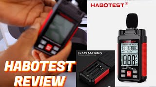 HABOTEST HT602 Sound Level Meter Sound Decibel Meter Noise Level Monitor Review [upl. by Trinia]