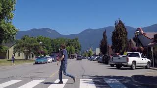 Agassiz BC Canada  Downtown Area  Driving in Small Town British Columbia [upl. by Llenrag]