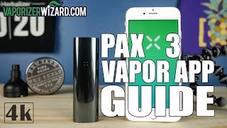 PAX 3 Vapor App Guide  Games 4k Video  VaporizerWizard [upl. by Alesiram359]