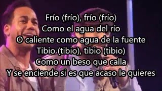 Juan Luis Guerra ft Romeo Santos  Frío Frío  letra [upl. by Haleehs363]