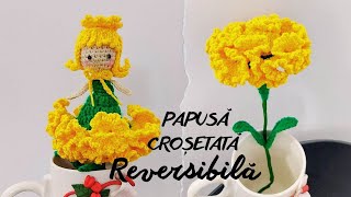 Papusa crosetata reversibila [upl. by Cristoforo]