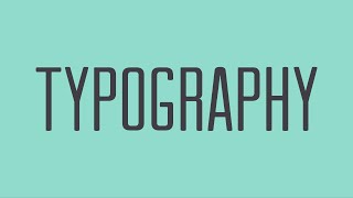 Beginning Graphic Design Typography [upl. by Anelagna571]