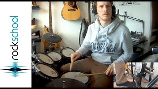 Relegation Riddim Rockschool Grade 2 Drums [upl. by Eymaj]