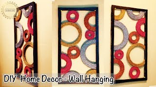 Diy Unique Wall Hanging  Wall Hanging Craft Ideas  diy wall decor  Wall hanging ideas [upl. by Arnelle]