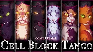 CELL BLOCK TANGO Complete Warrior Cats MAP [upl. by Fulbert]