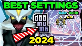 The BEST SETTINGS to PLAY Pokemon 2024 in PC Desmume DS Emulator [upl. by Aivatnuahs]