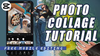 How To Create The Trending Photo Collage Cutout Instagram Reels CapCut Free Mobile Editing Tutorial [upl. by Yadseut]