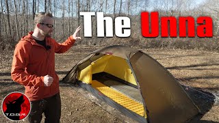 A Very Different Tent  Hilleberg Unna  First Look and Discussion [upl. by Rici]