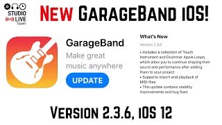 New Version GarageBand iOS v236 iPhoneiPad [upl. by Gregrory]