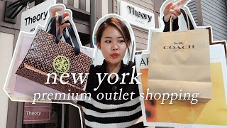 NEW YORK VLOG  Shopping day at Woodbury Common Premium Outlets luxury fashion haul [upl. by Nydroj]