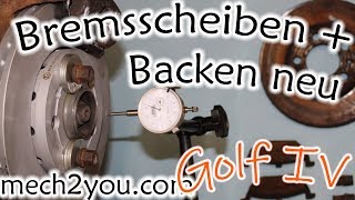 🛠️ Bremsbeläge und Bremsscheiben beim VW Golf 4 mit FS III Bremssattel wechseln DIY Auto [upl. by Intruoc]