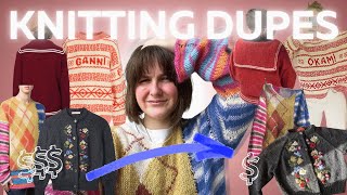 knitting designer dupes  past dupes my tips amp future plans [upl. by Standush264]