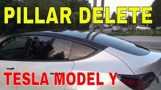 TESLA MODEL Y PILLAR DELETE [upl. by Catie]