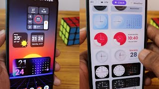 Clock widget theme I widgets  i widget android  clock widget  i Clock widget [upl. by Ryann965]