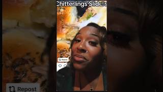 Yall still eating chitterlings 🤔😩😅 chitterlings reactionvids blackpeoplebelike [upl. by Chrissy]