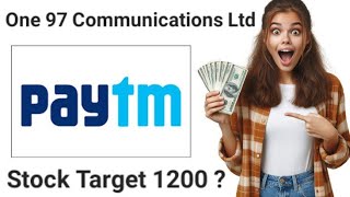 Paytm Share Latest news today ● Paytm share price target ● One 97 Communications Ltd PAYTM [upl. by Tippets536]