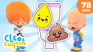 Potty Training Song and more nursery rhymes for Kids by Cleo and Cuquin [upl. by Oecile]