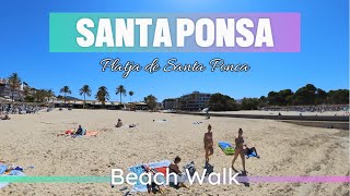 SANTA PONSA MALLORCA SPAIN BEACH WALK 2024 [upl. by Hamburger]