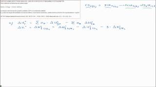 Química selectividad Andalucía Junio 2014 5A Termoquímica y estequiometría [upl. by Wakefield385]