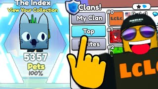 Can i get EVERY Pet amp WIN the CLAN BATTLE in Pet Sim 99 [upl. by Unity]