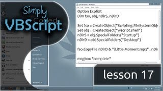 VBScript Basics Part 17  Special Folders [upl. by Cosmo672]