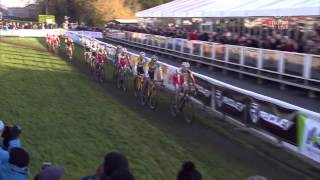 Belgian Cyclocross National Championship men 2014 [upl. by Neelyhtak]