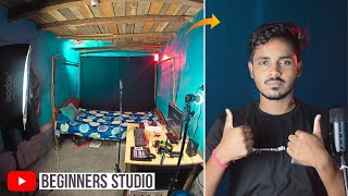 How I Shoot My YouTube Videos Budget YouTube Studio Setup for Beginners [upl. by Ocram]