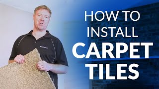 How to Install Carpet Tiles [upl. by Alimac]