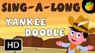 Karaoke Yankee Doodle  Songs With Lyrics  CartoonAnimated Rhymes For Kids [upl. by Aibos964]