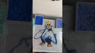 395 Empoleon  Pokémon Perler Bead Timelapse [upl. by Vudimir]