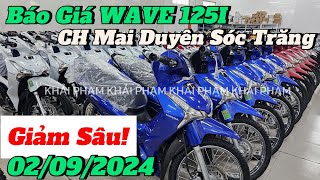 Honda WAVE 125I sale giá lễ 0209 giảm sâu đến 3TR tại CH Mai Duyên Khải Phạm wave wave125 125i [upl. by Lambart]