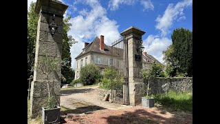 Chateau with beautiful views and lake for sale in the HauteVienne France  Ref BVI26358 [upl. by Lohner]