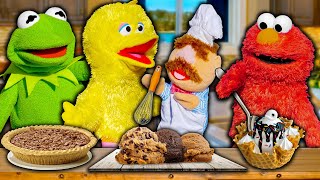 Kermits Kitchen Holiday Edition Kermit the Frog and Elmos Cooking Show [upl. by Urana23]