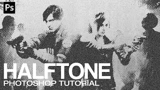 How To Create HALFTONE EFFECT  Photoshop Tutorial [upl. by Bello]