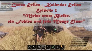 Conan Exiles  Kalimdor Exiles  Ep 2  quotMeine erste Bleibe ein Fohlen und jede Menge Eisenquot [upl. by Canale984]