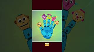 Robôs Dedo Família  Spooky music shorts fingerfamily Músicasparacrianças [upl. by Htebaile]