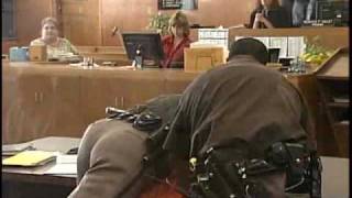 Convicted Murderer Fights Deputies At Sentencing 2010 [upl. by Thissa833]