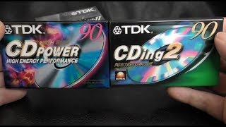 TDK CDIng 2 Vs TDK CD Power Type 2 Cassettes  Low End But In Price Only [upl. by Dleifrag]