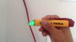 Klein Tools NCVT2 Dual Range NonContact Volt Meter Demonstration [upl. by Annaliese]