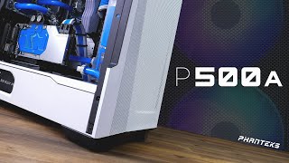 MAXIMUM Airflow  Phanteks P500A Timelapse Build [upl. by Ahsenad]