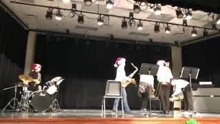 EPIC DRUM SOLO FROM WHIPLASH  School Talent show playing Caravan not full version [upl. by Solhcin]