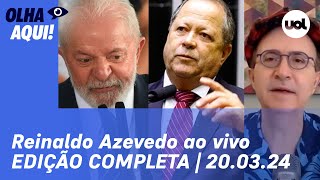 🔴 Reinaldo Azevedo ao vivo Chiquinho Brazão citado no caso Marielle veto de Lula e  Olha Aqui [upl. by Liesa]