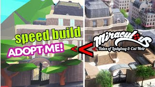 How to Build Agrestes Mansion  Race Track House SpeedBuild  Adopt Me Roblox [upl. by Zevahc]