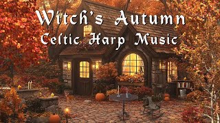 Witchs Autumn 🍂 Celtic Harp Music  Enchanting Witchcraft Music  🌙 Magical Fantasy Witchy Music [upl. by Hazel249]