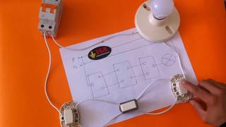 Cómo encender y apagar lámparas de tres lugares diferentes [upl. by Akram]