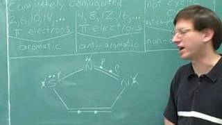 Huckels rule aromatic vs antiaromatic 9 [upl. by Norval]